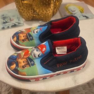 Paw Patrol Kids Slippers - Blue, Red, and Green. Never Worn From 2016